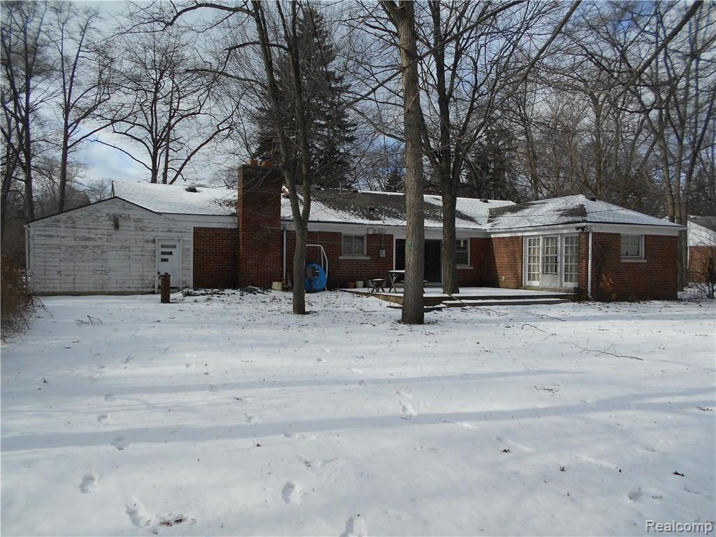 Rear Of Home