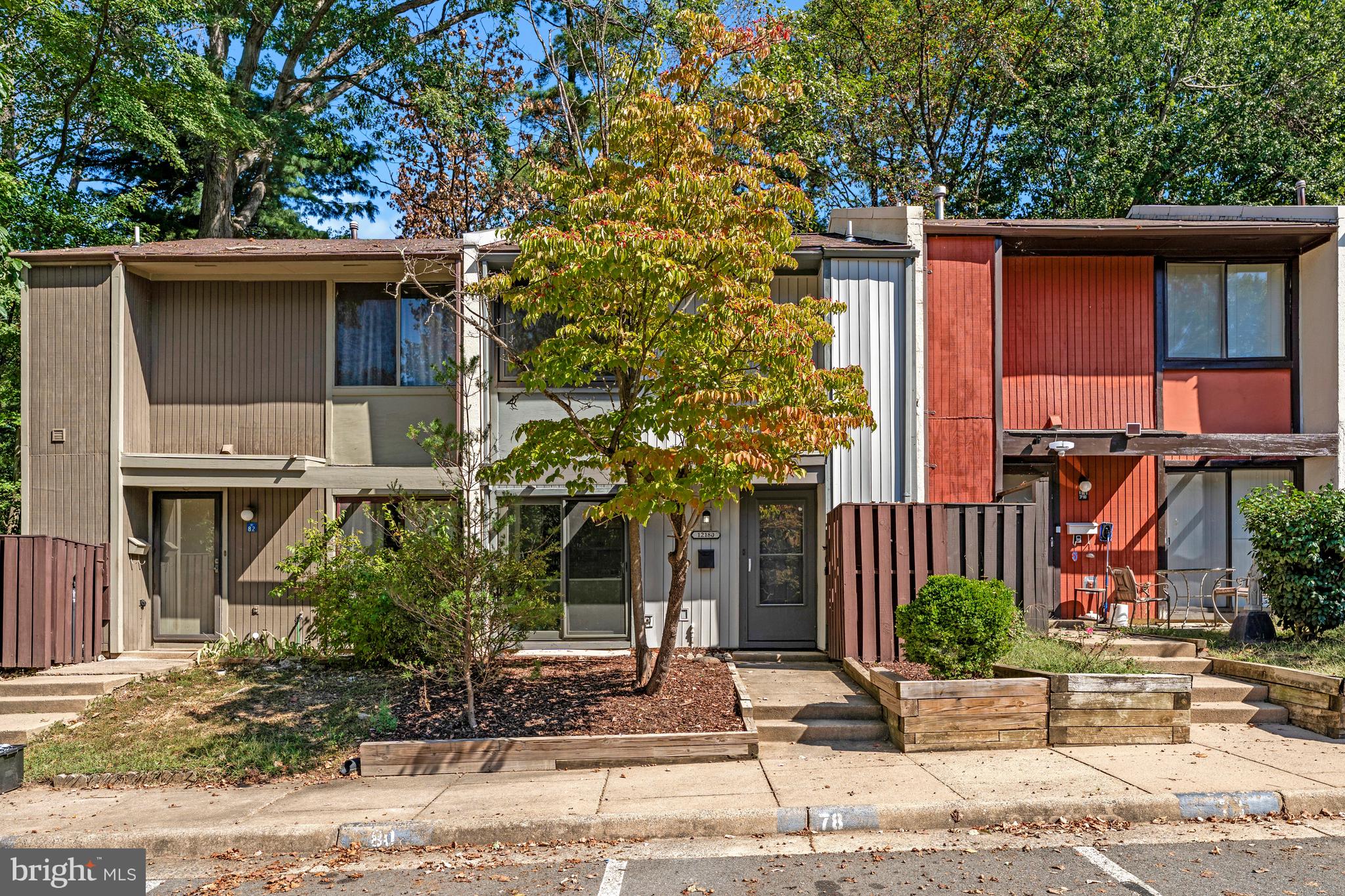 front view of a house with a street
