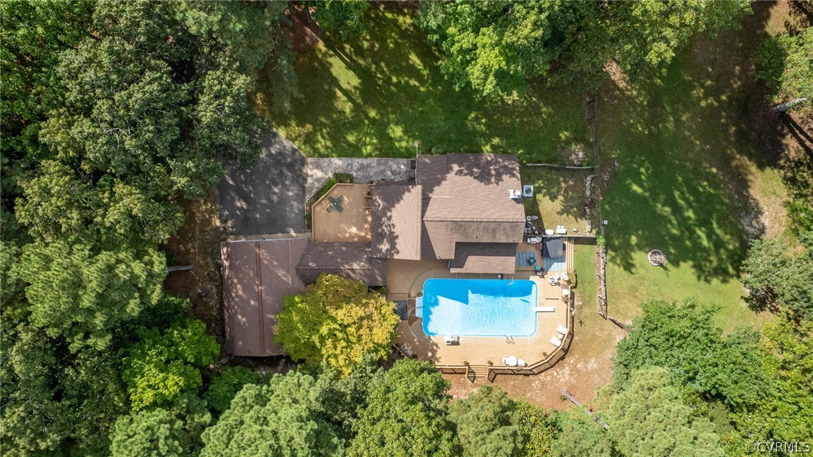 Private setting on 10+ Acres