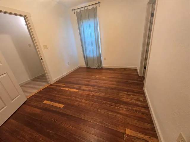 a view of wooden floor in a room