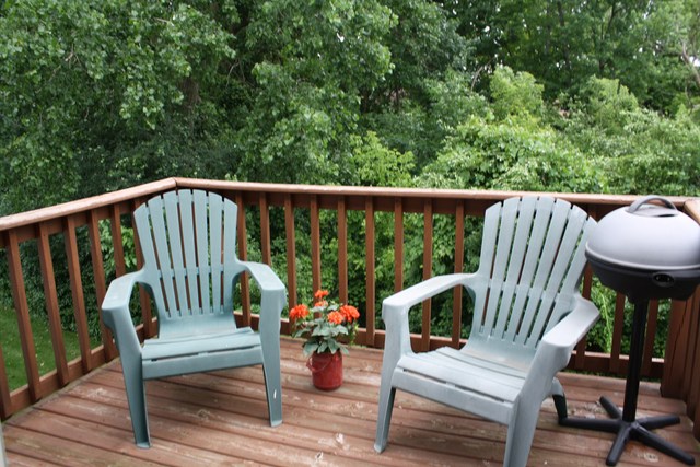 8251 Ripple Ridge Darien, IL 60561 - Photo 23 of 24 a view of balcony with wooden floor and outdoor seating