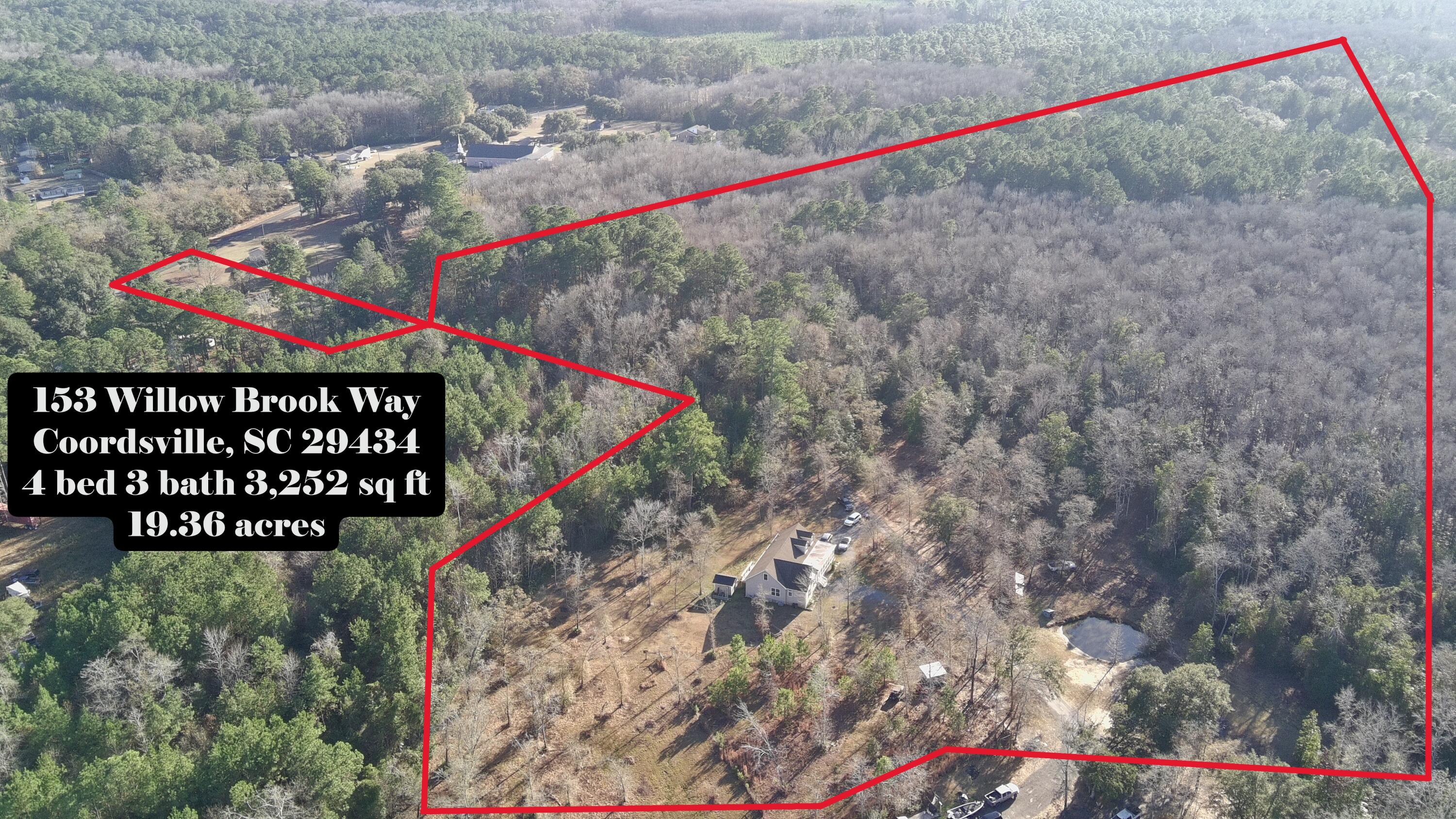 153 Willow Brook Way Cordesville, SC 29434 - Photo 2 of 111 Overall with Property Line (1)