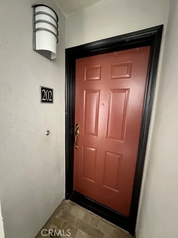 a view of front door