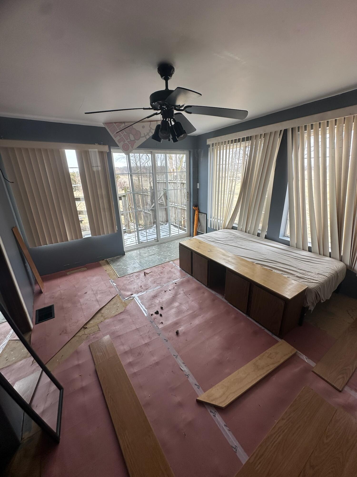 4701 South 1st Redkey, IN 47373 - Photo 6 of 29 a living room with a bed furniture and a large window