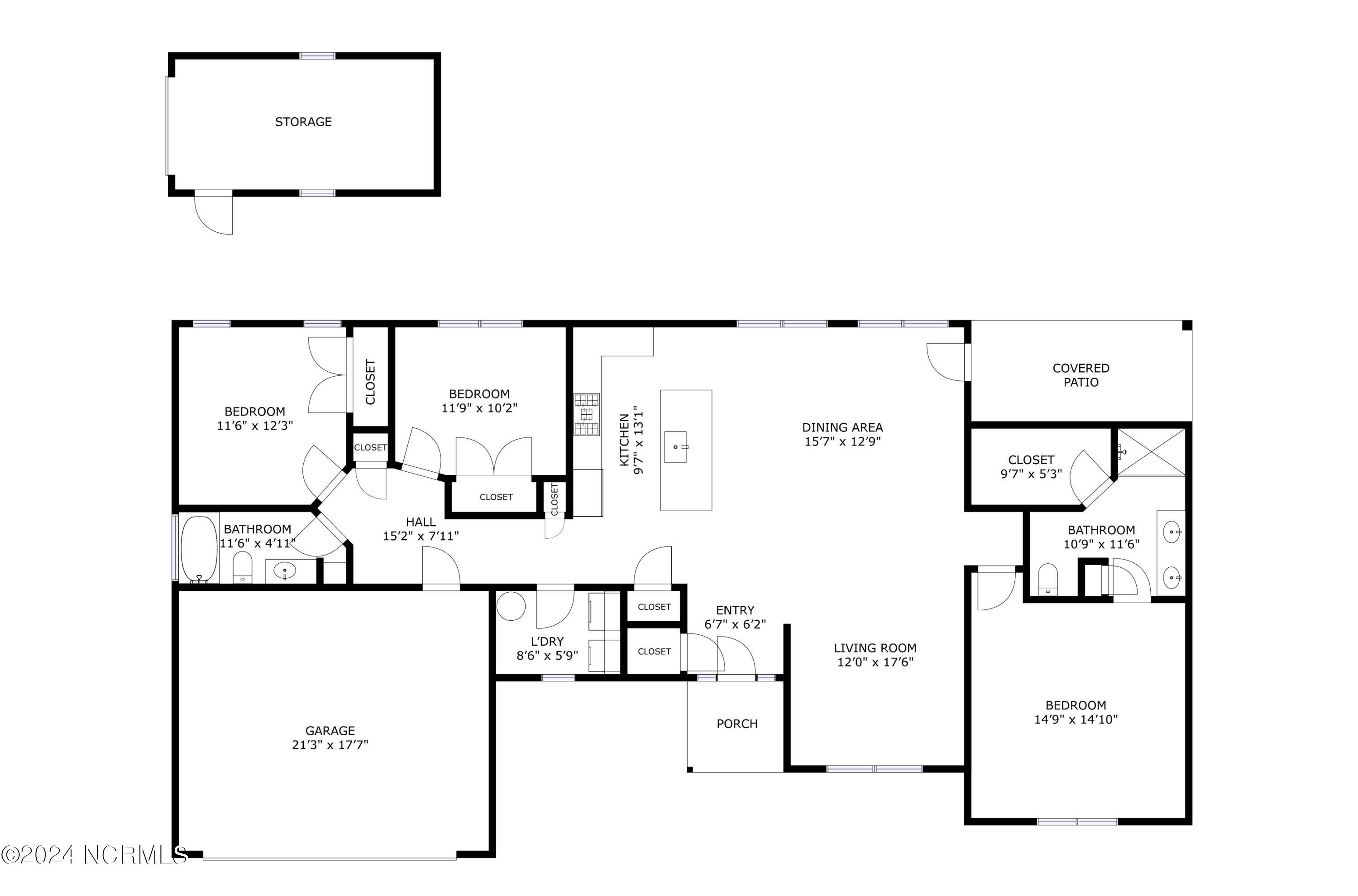 185 Boundary Loop Road Northwest Calabash, NC 28467 - Photo 56 of 56 Floor plan