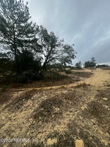 a view of a lake with houses in background