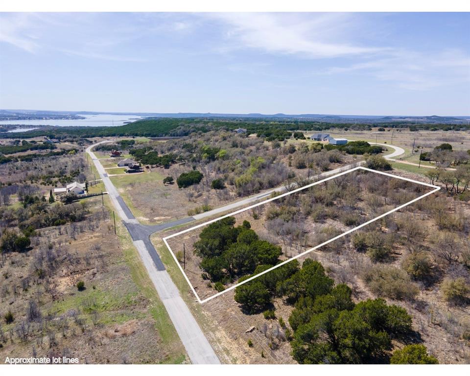 Lot 764 Sawtooth Mountain Road Graford, TX 76449 - Photo 1 of 18 an aerial view of house with yard