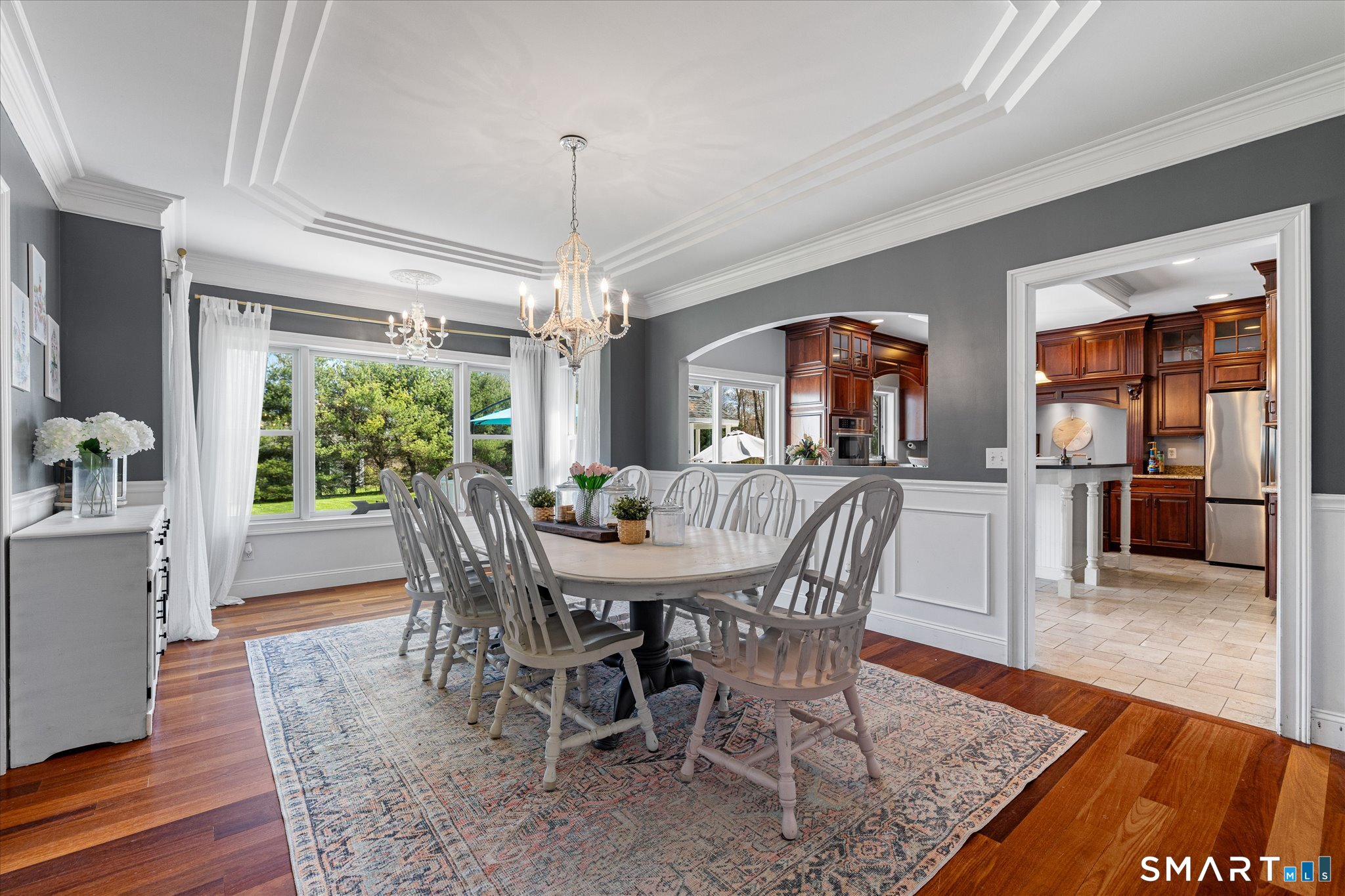 316 Allen Hill Road Brooklyn, CT 06234 - Photo 26 of 40 a view of a dining room with furniture window and wooden floor