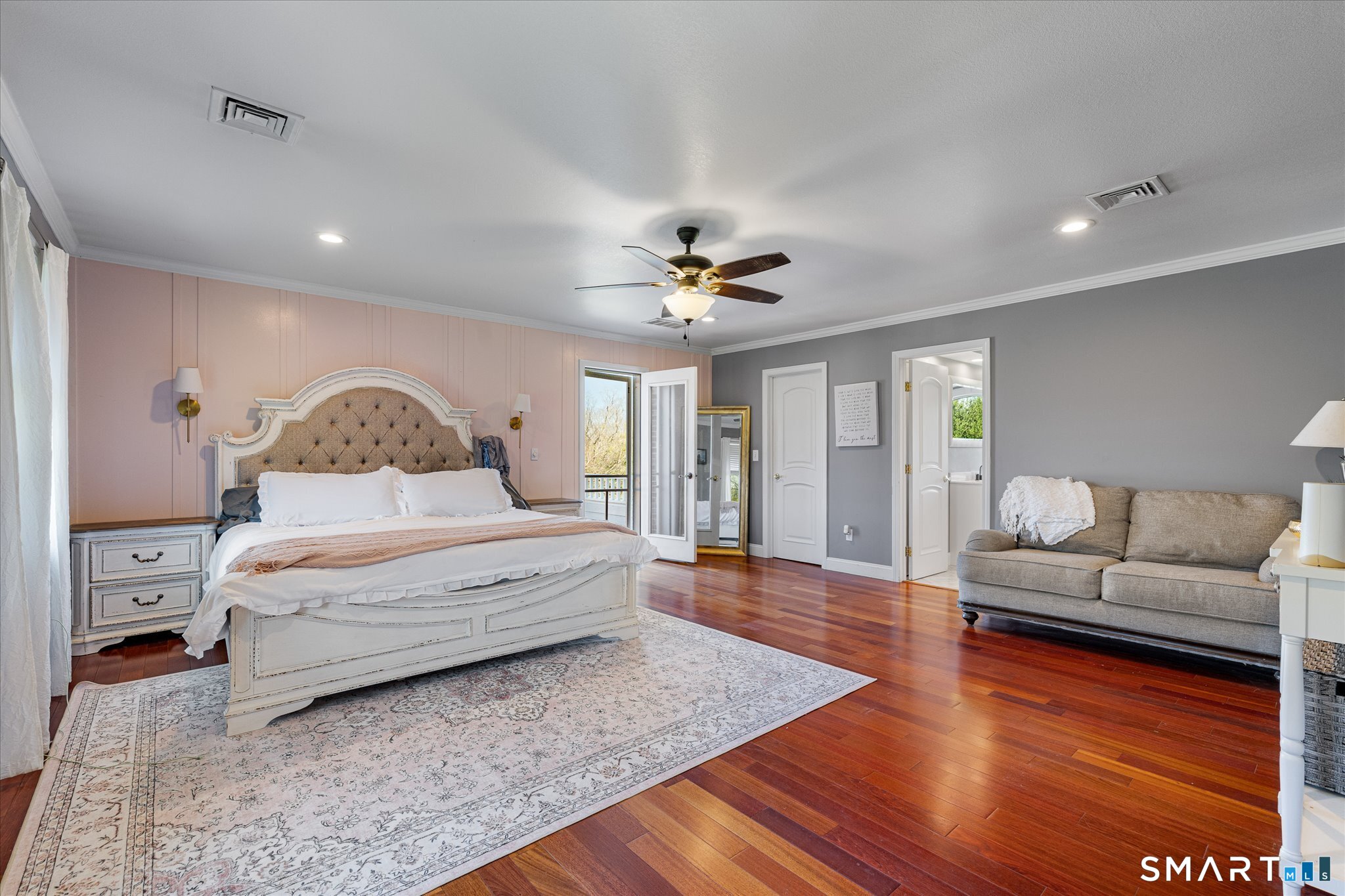 316 Allen Hill Road Brooklyn, CT 06234 - Photo 28 of 40 a bedroom with a bed couches and window