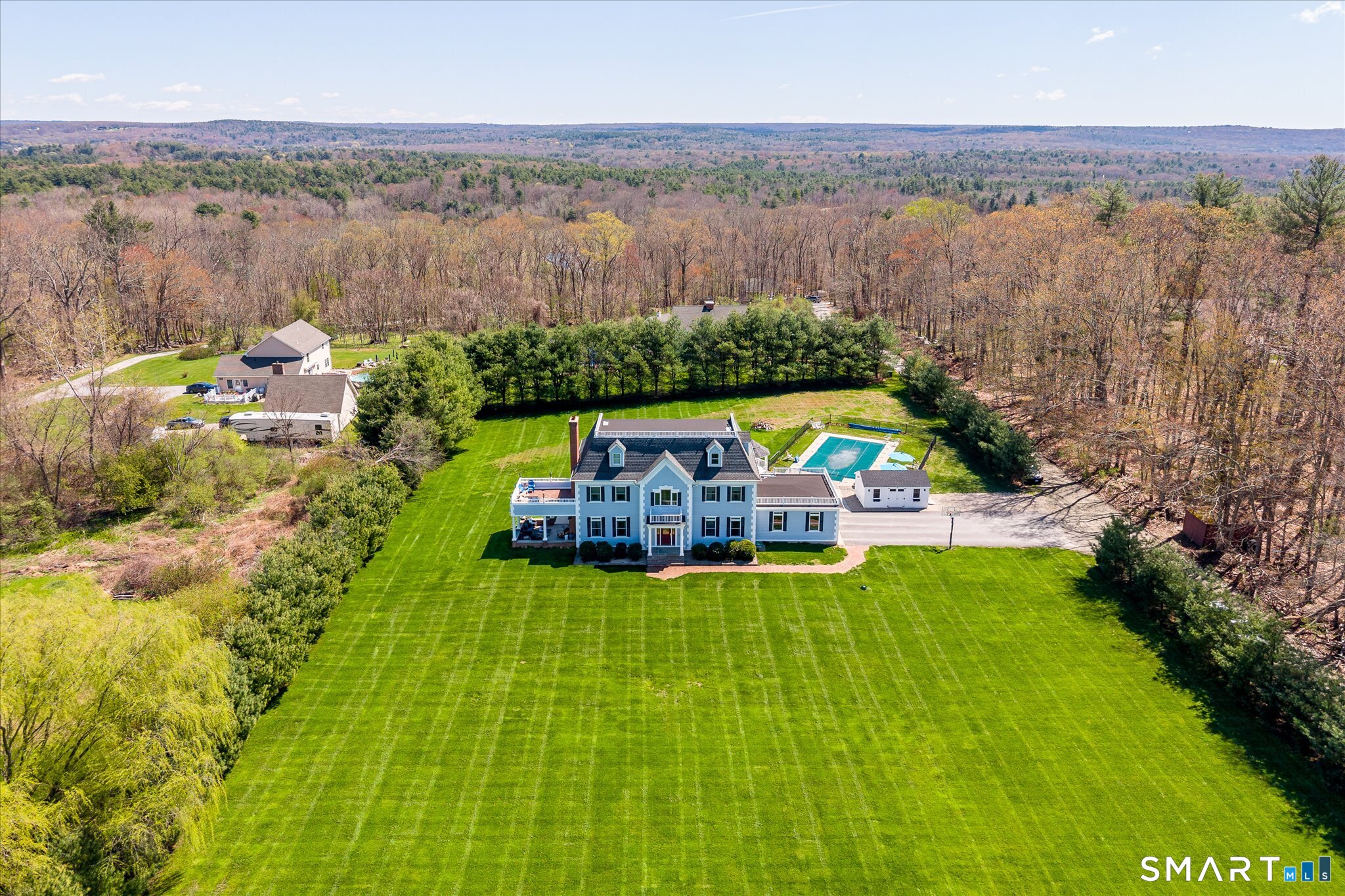 316 Allen Hill Road Brooklyn, CT 06234 - Photo 5 of 40 a view of a lake with a yard