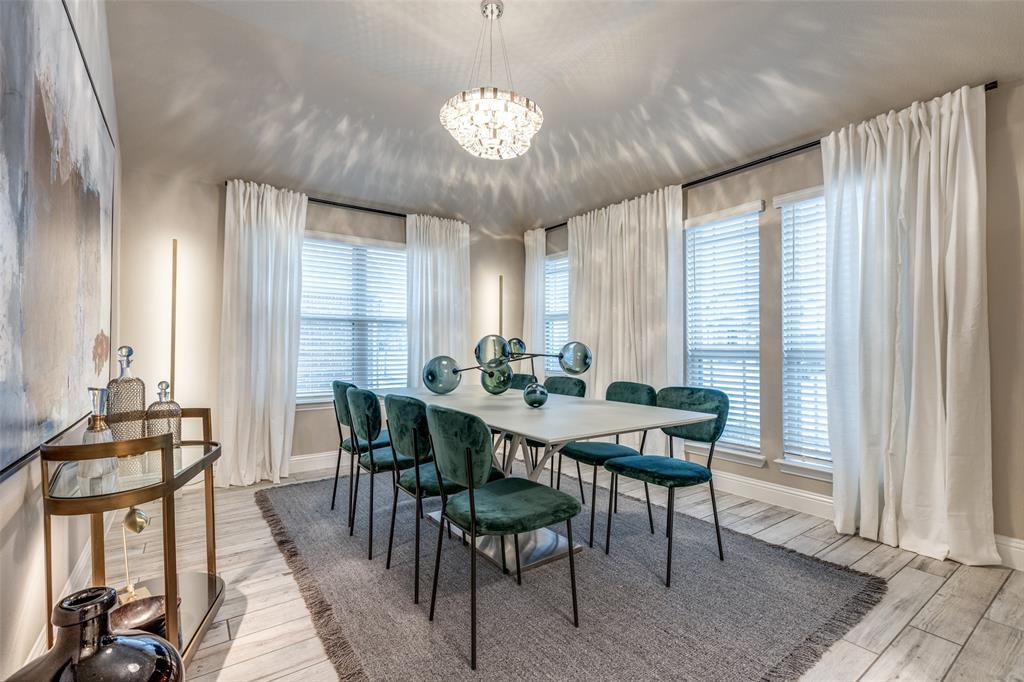 1605 George Lane Little Elm, TX 75068 - Photo 11 of 25 a view of a dining room with furniture and window