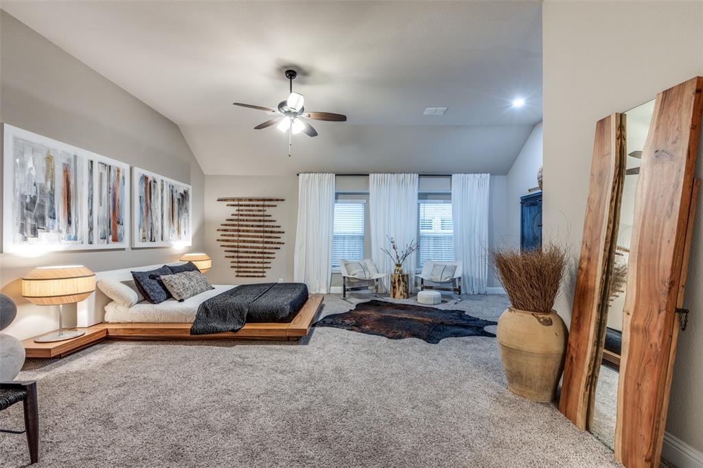 1605 George Lane Little Elm, TX 75068 - Photo 14 of 25 a living room with furniture and a large window