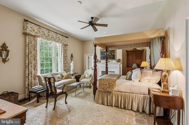 a room with furniture and wooden floor