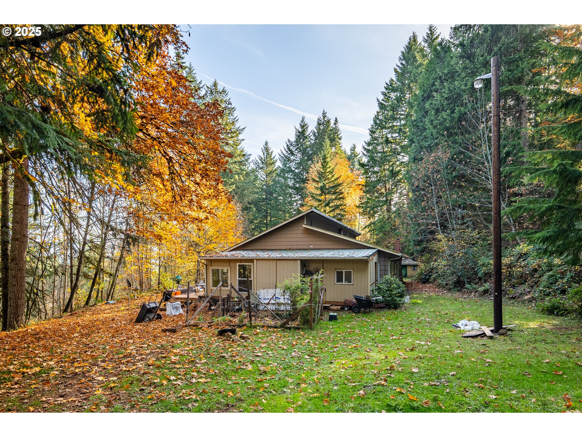 87250 Cedar Flat Road Springfield, OR 97478 - Photo 34 of 48 a front view of a house with garden