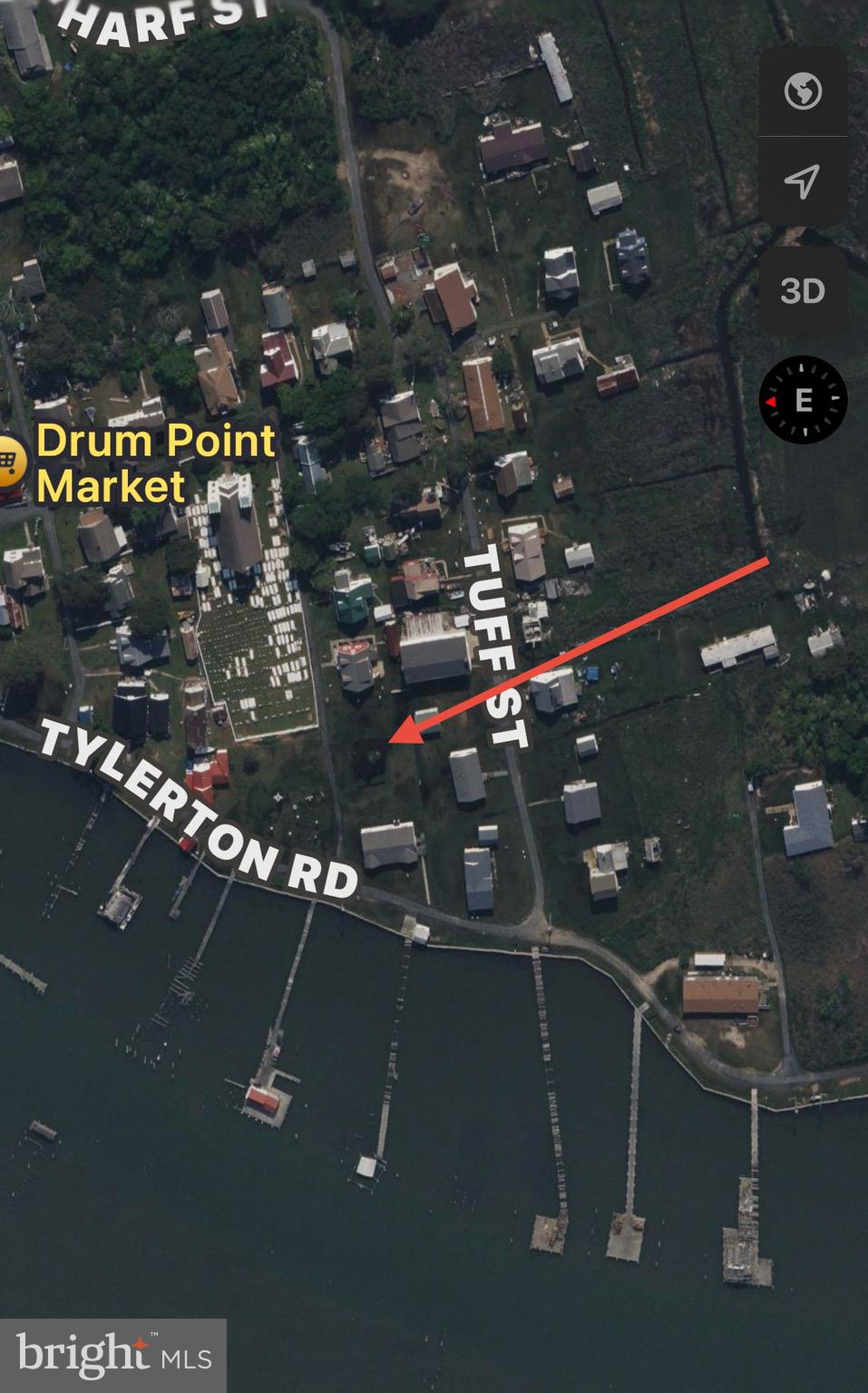 21129 Bugeye Road Tylerton, MD 21866 - Photo 3 of 11 Aerial View