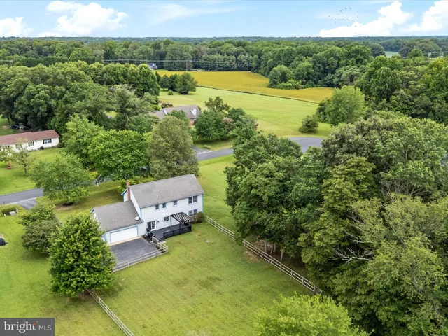 a view of a lake with a yard