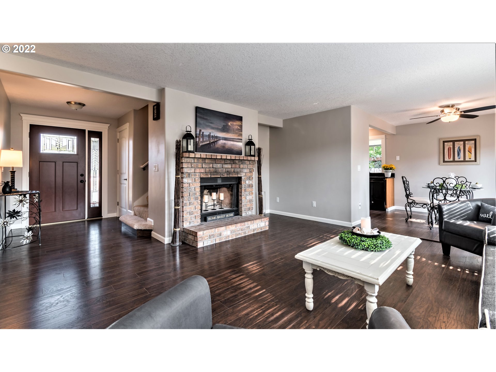 4467 Holly Street Springfield, OR 97478 - Photo 5 of 32 a living room with furniture and a fireplace