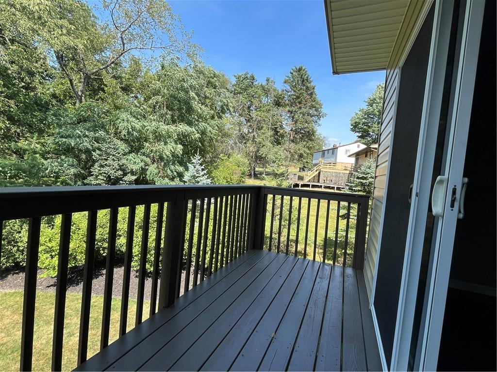110 Lockheed Drive Coraopolis, PA 15108 - Photo 29 of 42 The deck off the living room is perfect for coffee in the morning or drinks in the evening, with breathtaking views of the scenic landscape.