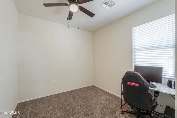 a workspace with a window