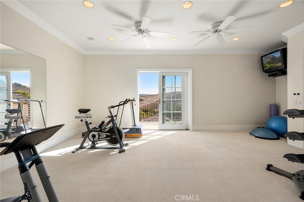 2112 Indian Creek Road Diamond Bar, CA 91765 - Photo 35 of 72 a view of a room with gym equipment