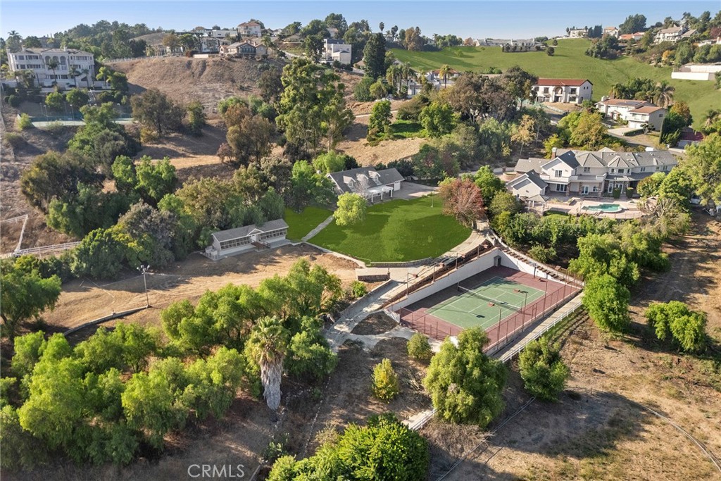 2112 Indian Creek Road Diamond Bar, CA 91765 - Photo 6 of 72 an aerial view of lake residential house with swimming pool and green space