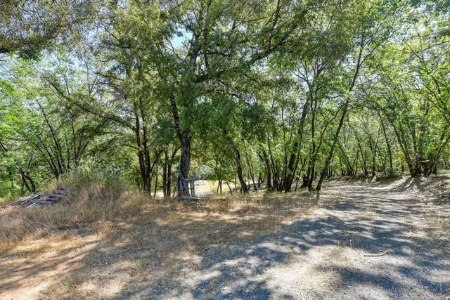 a view of backyard with outdoor space