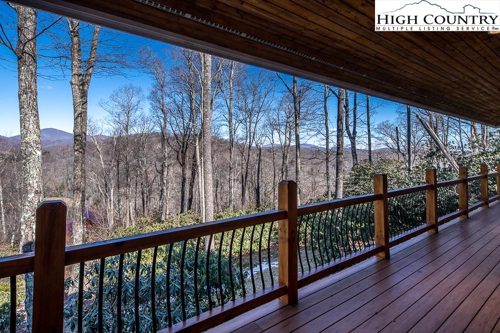 612 Bear Cubs Trail Boone, NC 28607 - Photo 3 of 37 a view of balcony with wooden floor