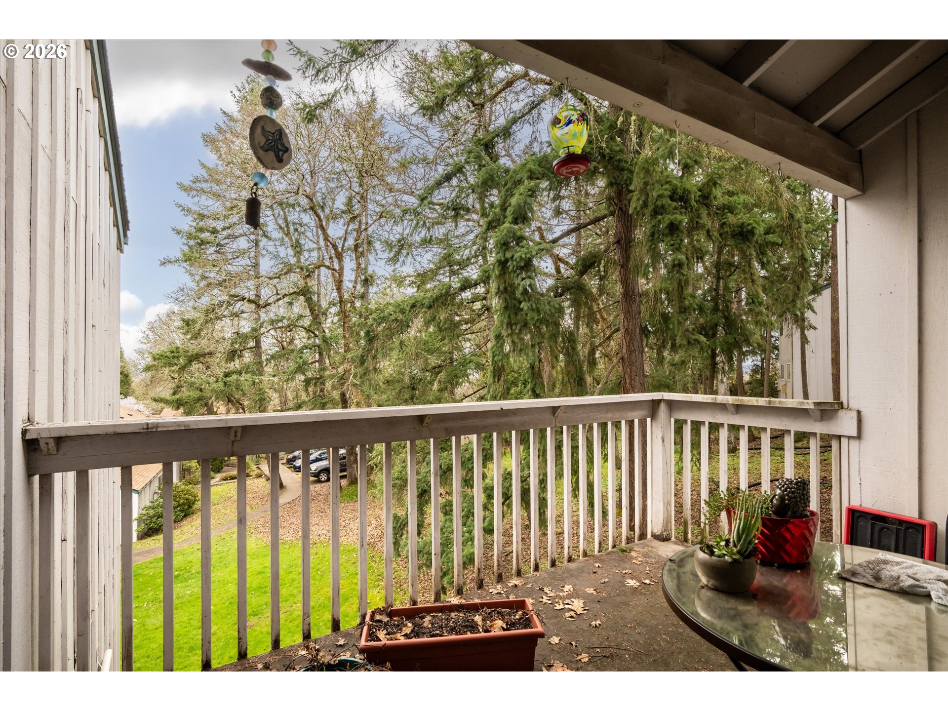 2145 Hawkins Lane Eugene, OR 97405 - Photo 17 of 38 a view of a balcony with wooden floor
