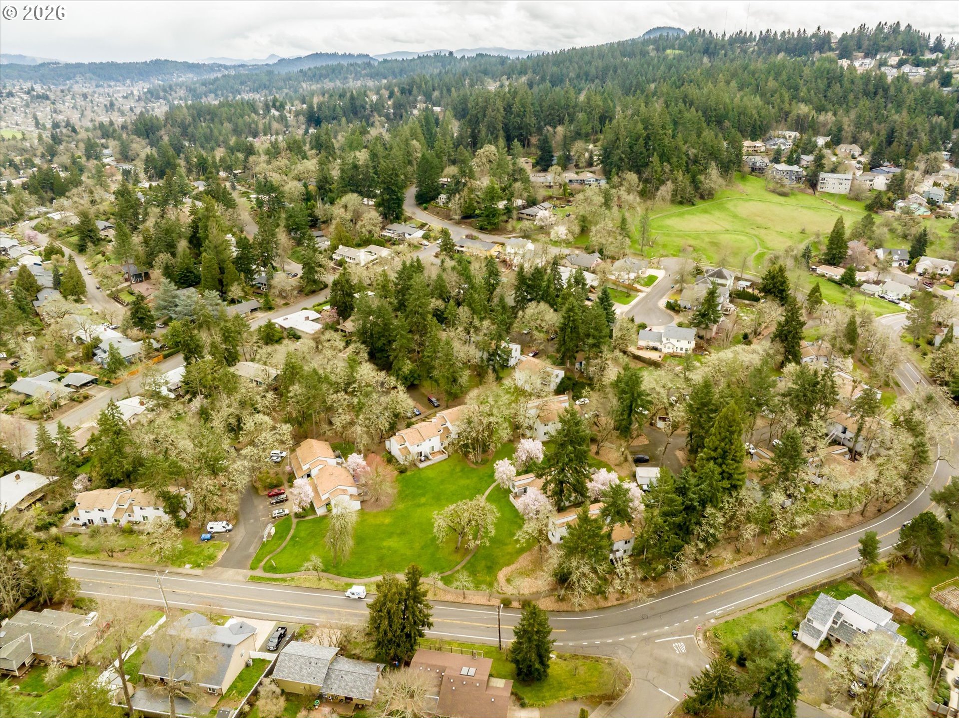 2145 Hawkins Lane Eugene, OR 97405 - Photo 24 of 38 a view of a city with lush green forest