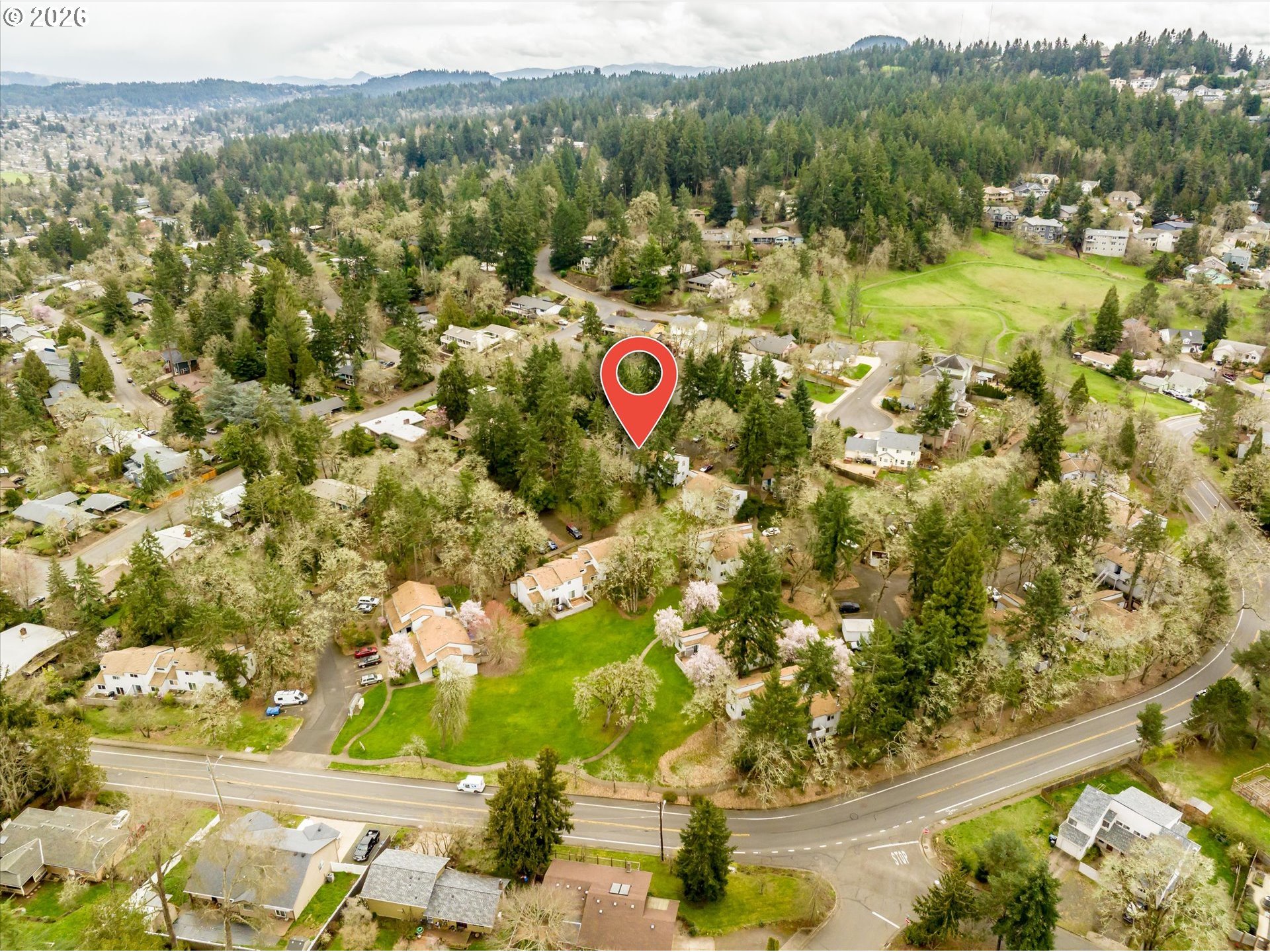 2145 Hawkins Lane Eugene, OR 97405 - Photo 25 of 38 a view of outdoor space with lots of trees