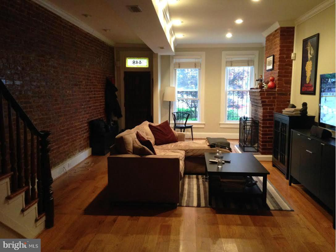 448 R Street Northwest Washington, DC 20001 - Photo 2 of 7 Living Room from dining