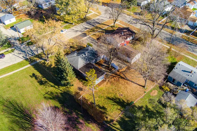 a backyard of a house