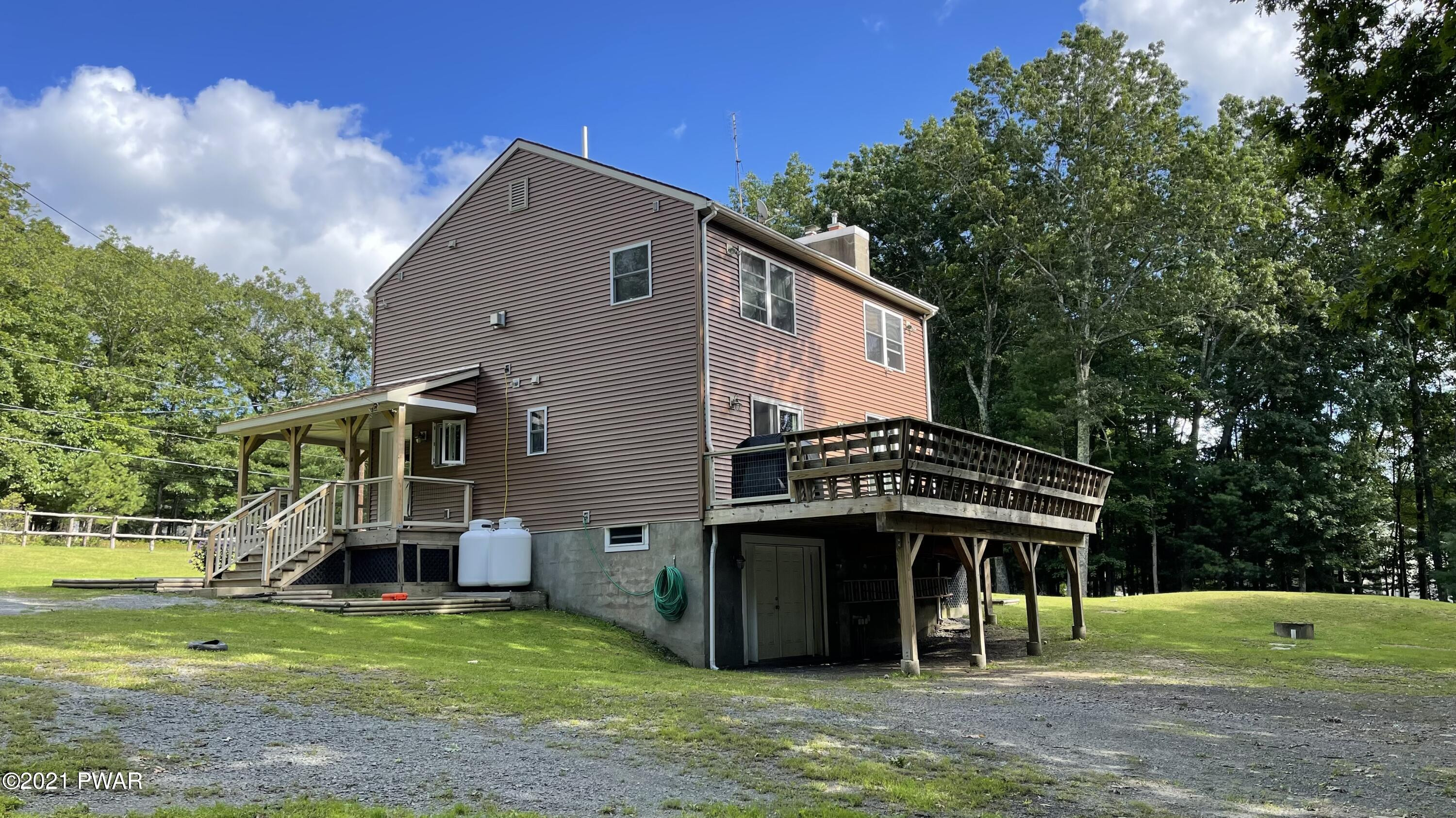 116 Cabin Ridge Road Hawley, PA 18428 - Photo 62 of 65 Rear side exterior