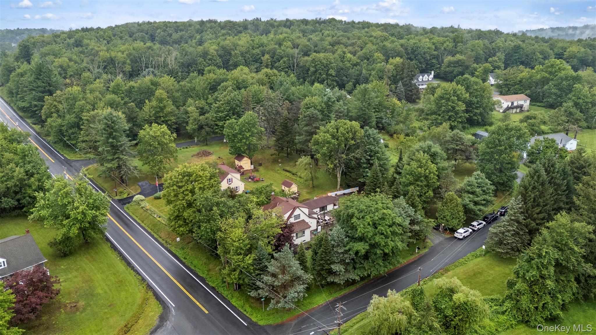 568 Old Liberty Road Monticello, NY 12701 - Photo 27 of 31 Aerial view of property and surrounding area