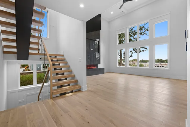 a bedroom with bed and window