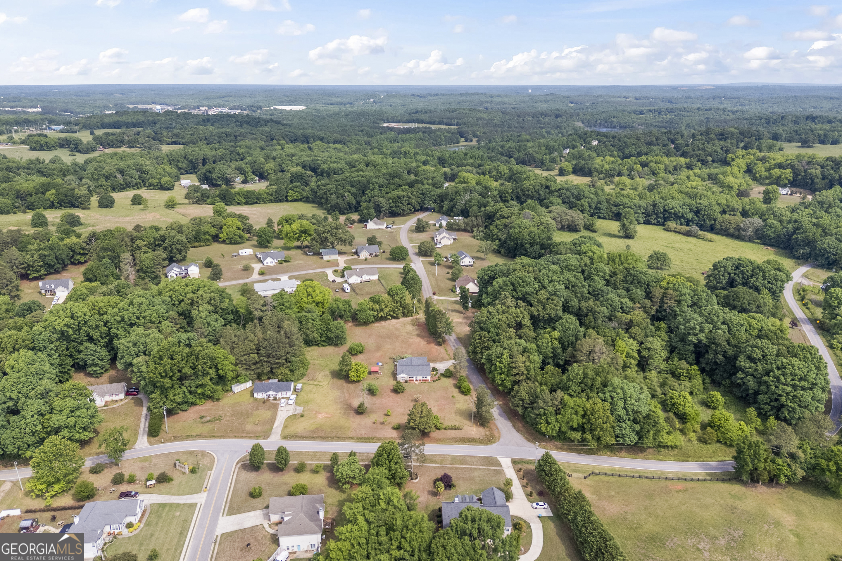 574 Mt Bethel Road Commerce, GA 30530 - Photo 54 of 64 an aerial view of residential houses with outdoor space and trees
