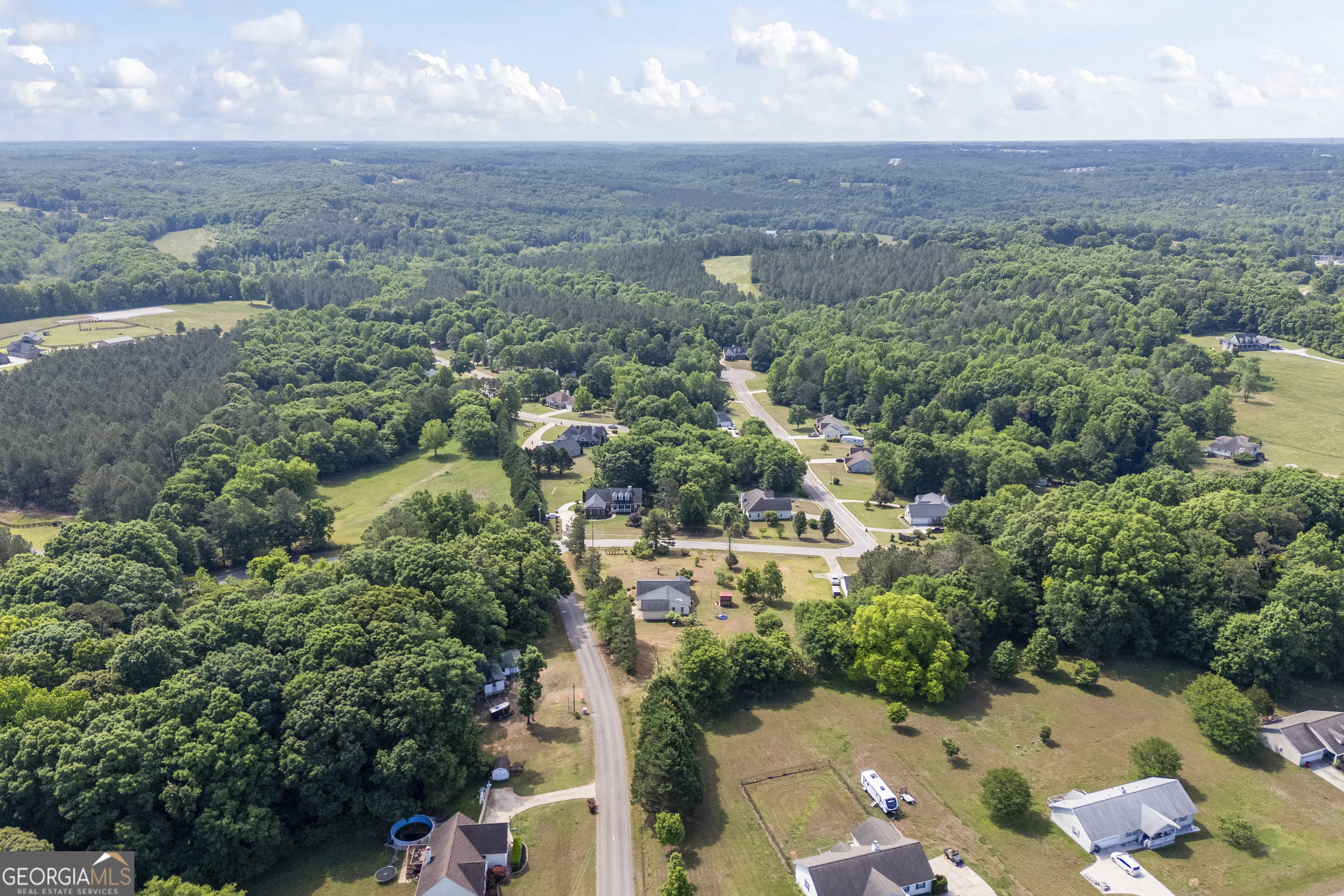 574 Mt Bethel Road Commerce, GA 30530 - Photo 59 of 64 an aerial view of a city with lots of residential buildings