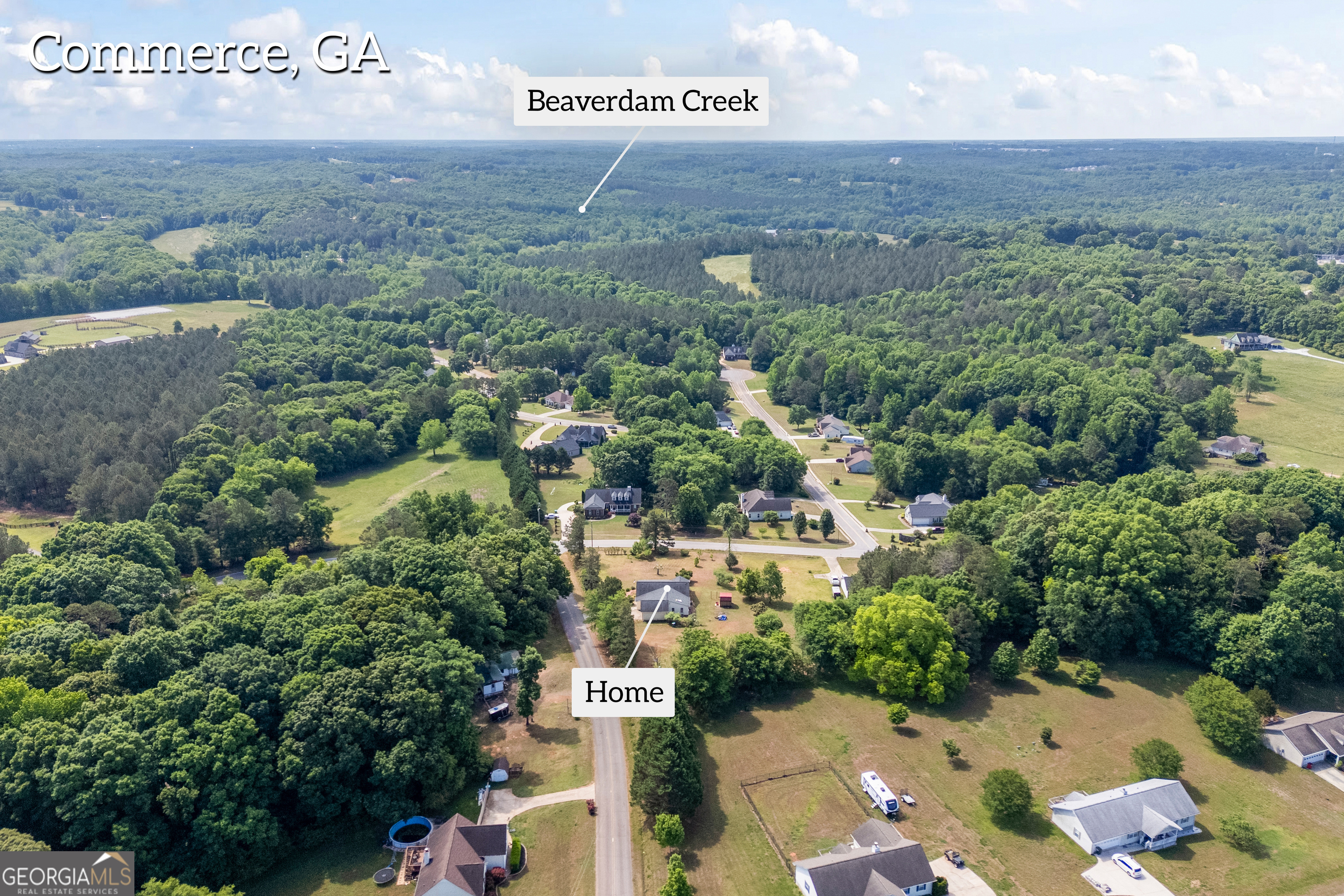 574 Mt Bethel Road Commerce, GA 30530 - Photo 60 of 64 an aerial view of a city