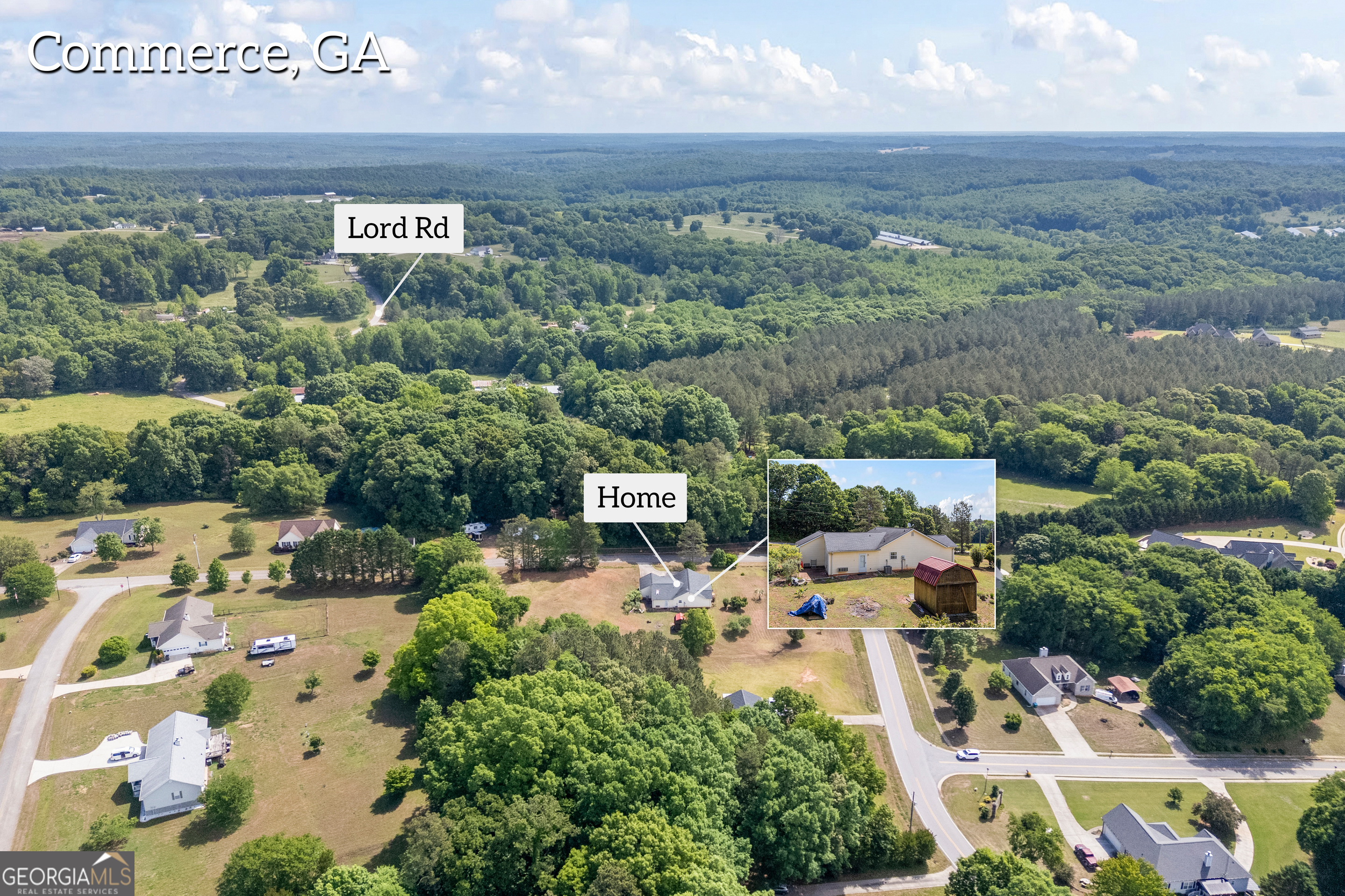 574 Mt Bethel Road Commerce, GA 30530 - Photo 63 of 64 an aerial view of multiple house