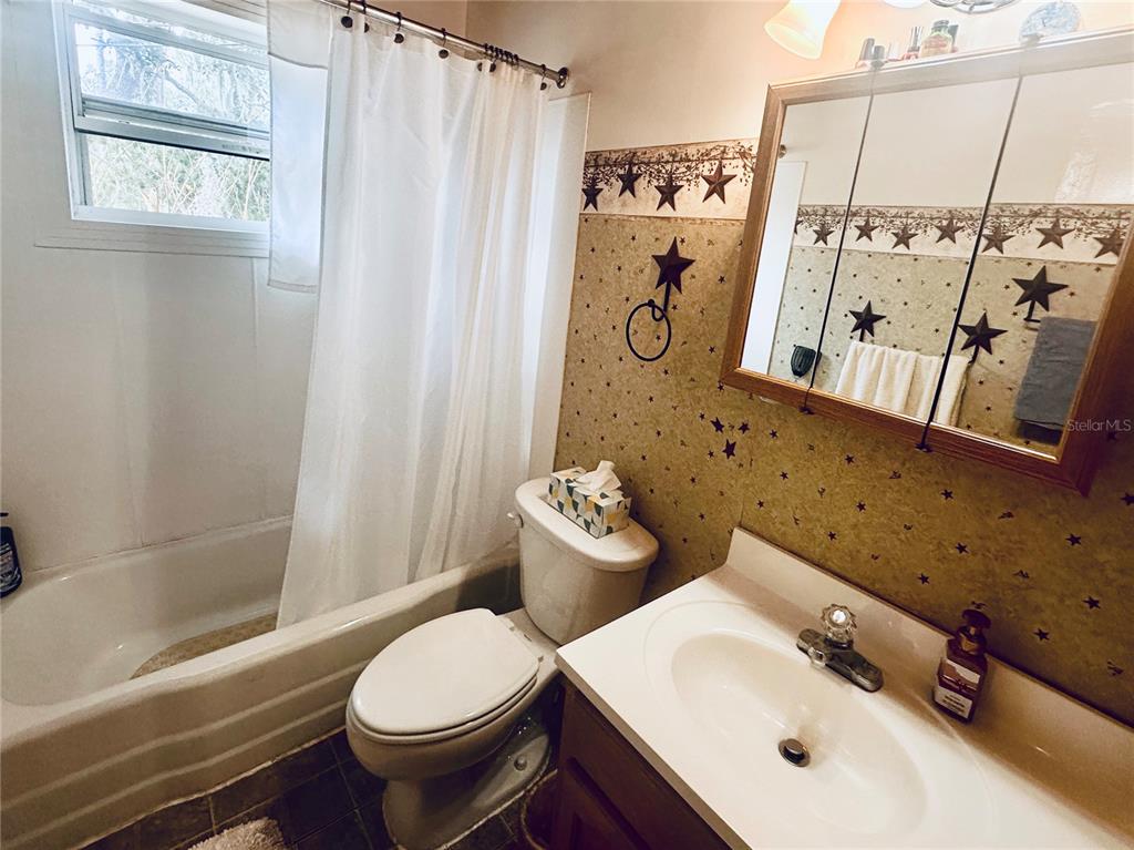 2807 Tindel Camp Road Lake Wales, FL 33898 - Photo 22 of 32 a bathroom with a sink toilet and shower