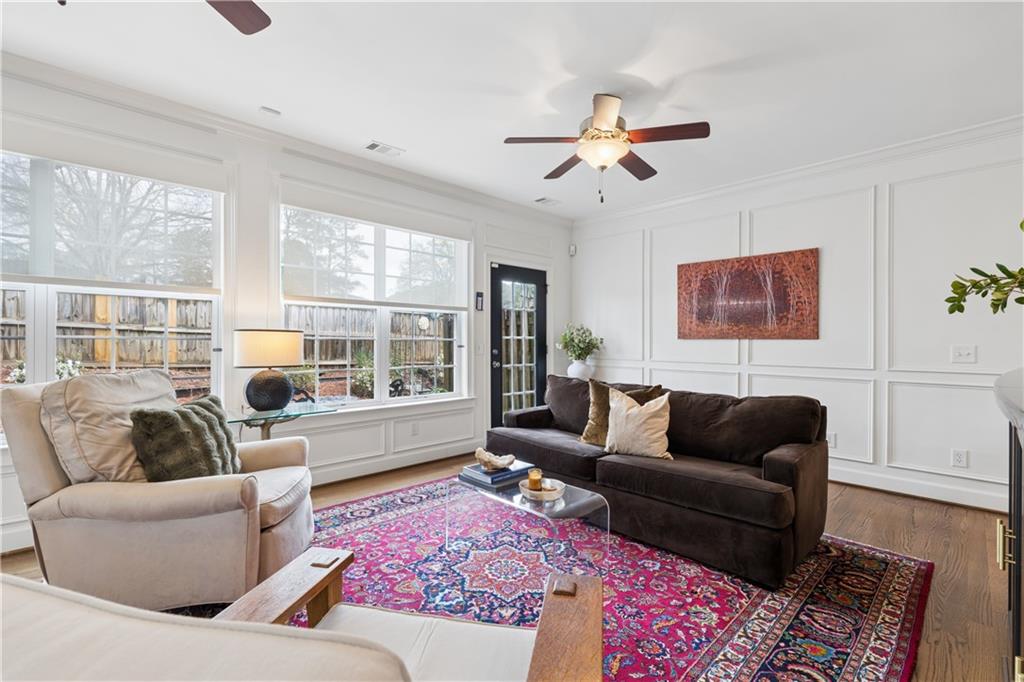 2838 Jordan Oaks Lane Decatur, GA 30033 - Photo 17 of 39 a living room with furniture and a large window