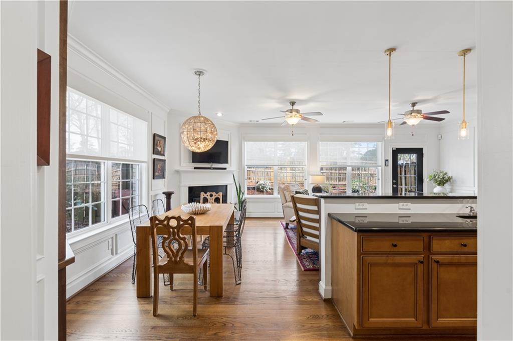2838 Jordan Oaks Lane Decatur, GA 30033 - Photo 19 of 39 a view of a dining room with furniture window and wooden floor