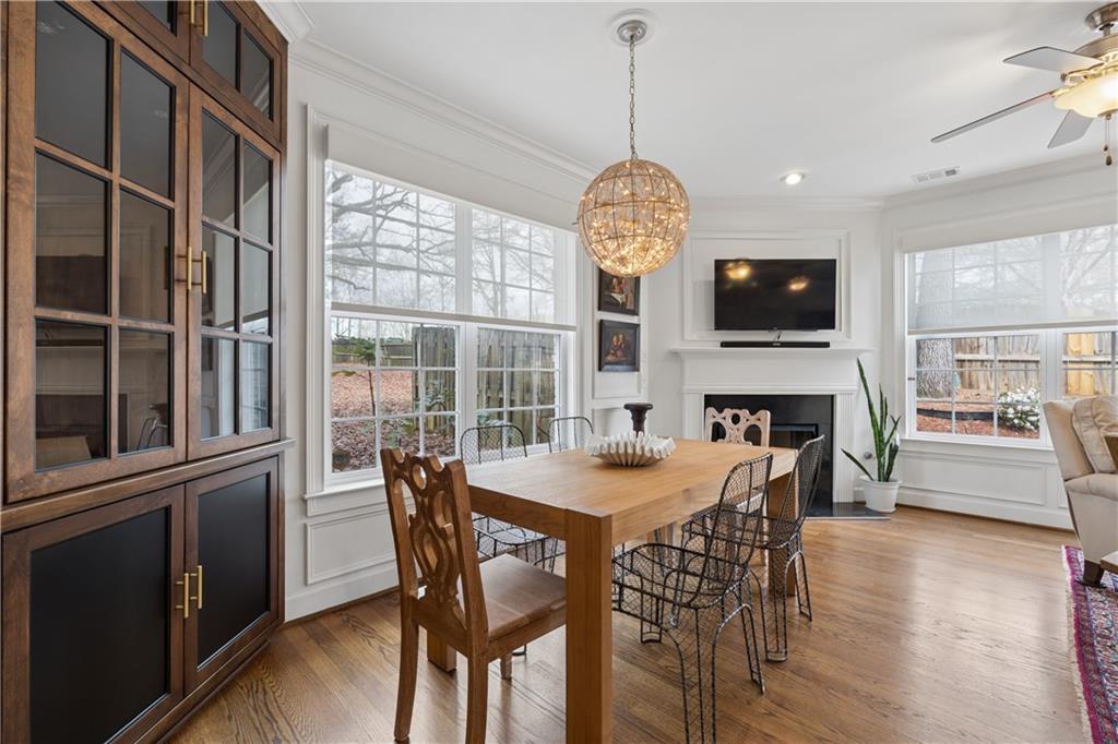 2838 Jordan Oaks Lane Decatur, GA 30033 - Photo 21 of 39 a view of a dining room with furniture window and wooden floor