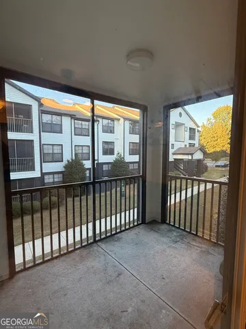 a view of a large window