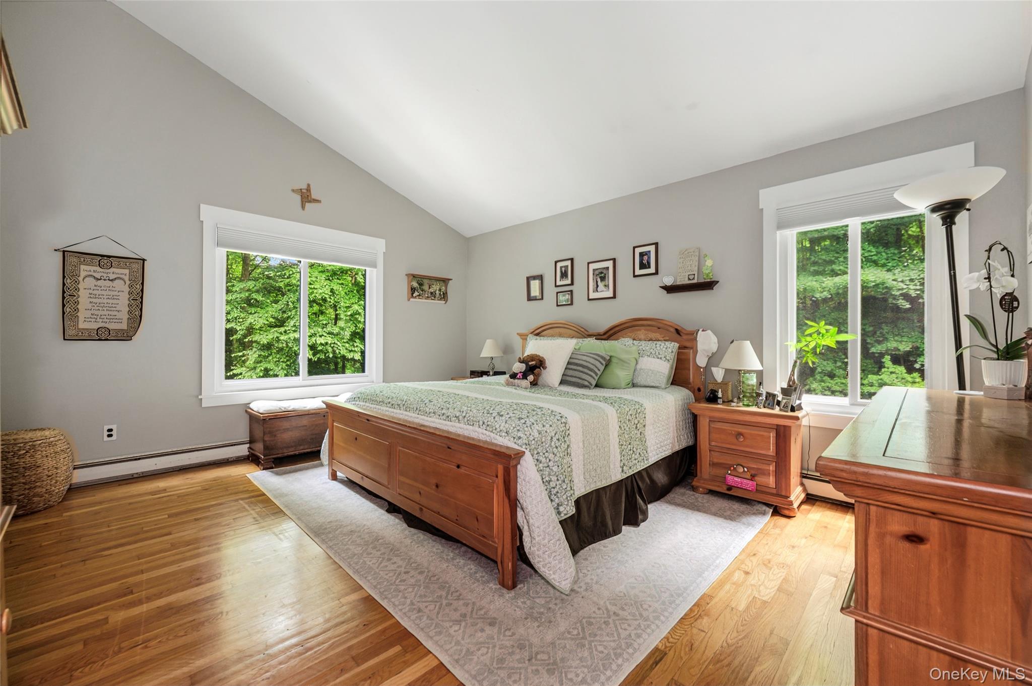 231 Increase Miller Road Katonah, NY 10536 - Photo 10 of 34 Primary bedroom with cathedral ceilings.