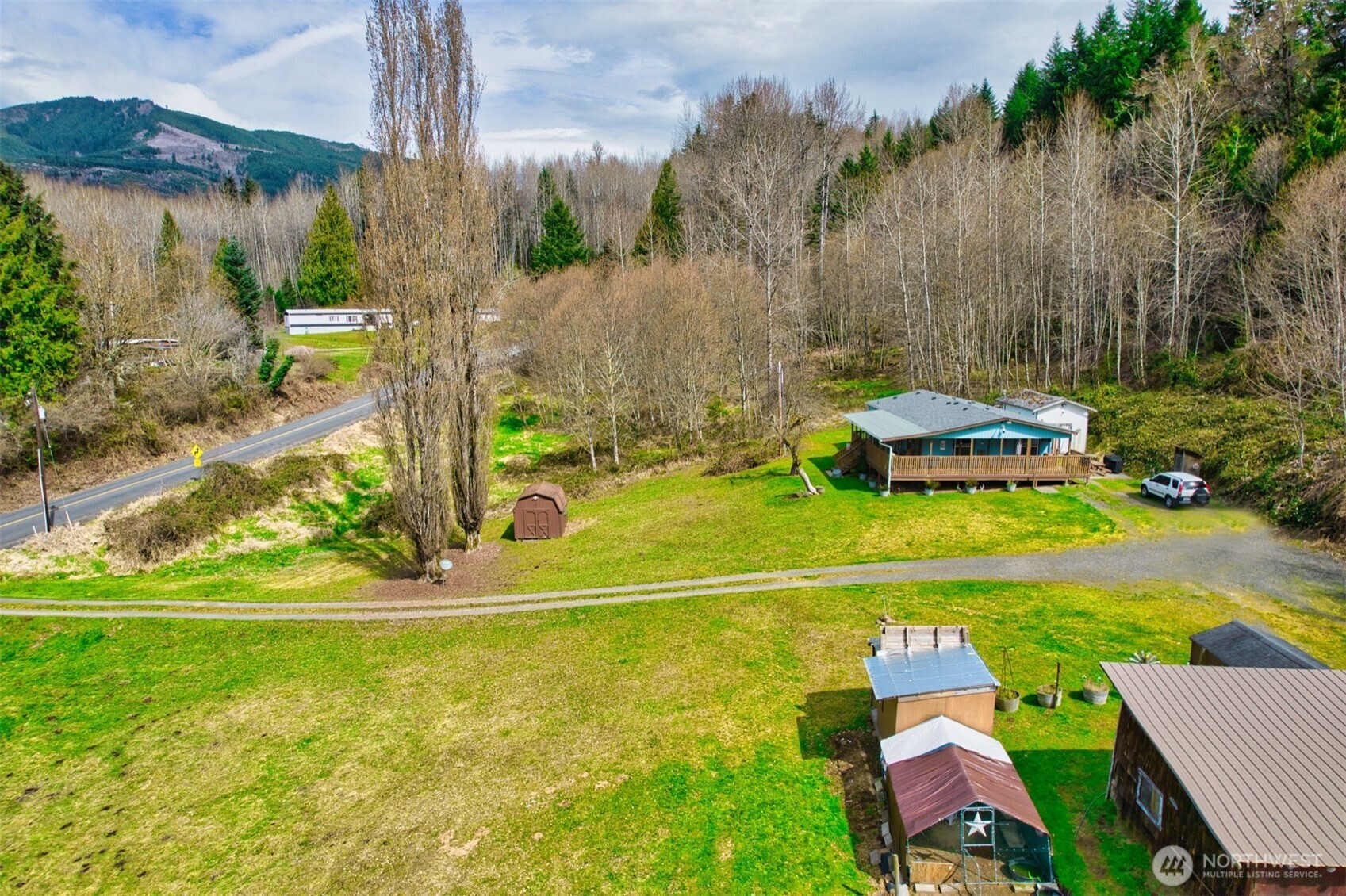 404 Meade Hill Road Glenoma, WA 98336 - Photo 5 of 40 a view of a swimming pool with a yard