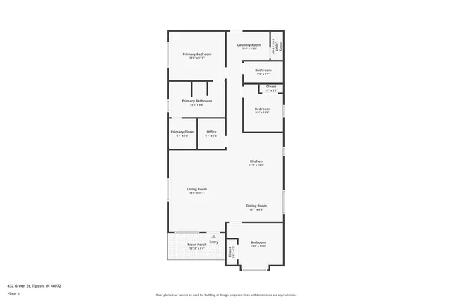 $324,900 | 432 Green Street, Tipton, IN 46072
