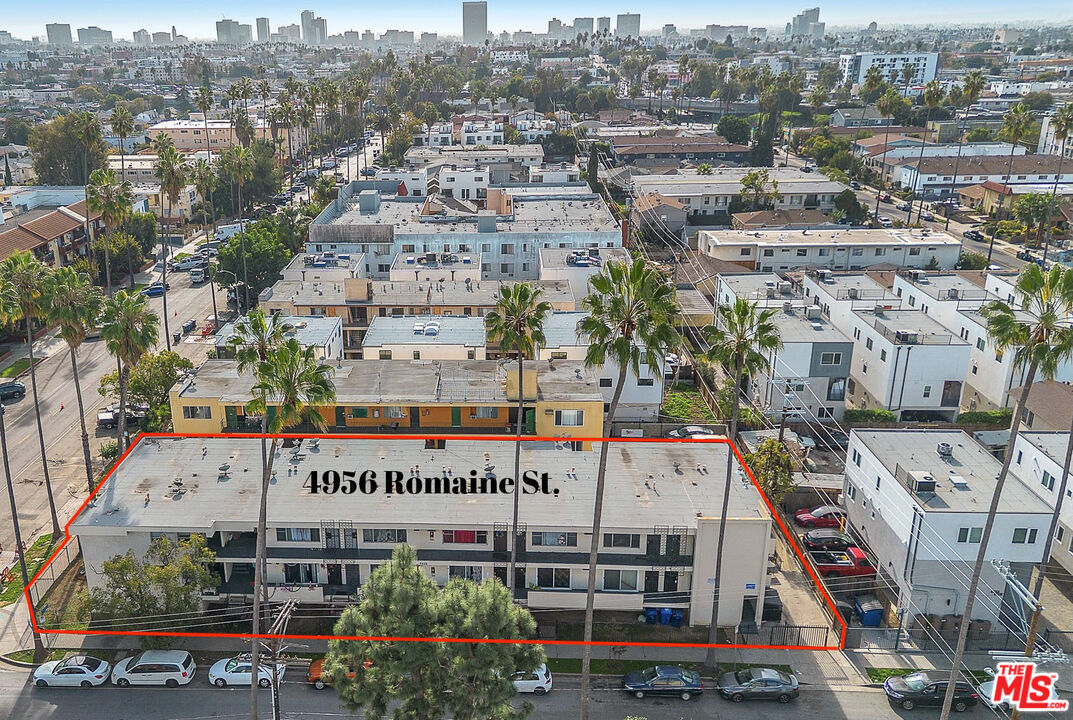 4956 Romaine Street Los Angeles, CA 90029 - Photo 2 of 25 an aerial view of a city
