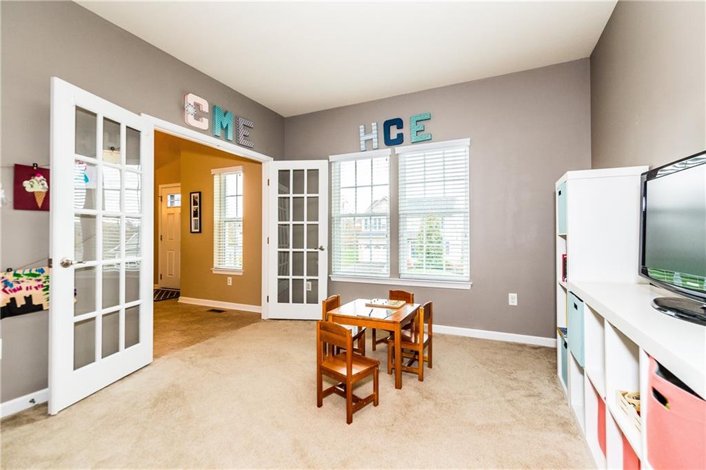 136 Buckingham Drive Pittsburgh, PA 15237 - Photo 4 of 25 This Room off the entry with French Doors for Privacy, is perfect as a Formal Living Rm, Office, or Play Rm for the children