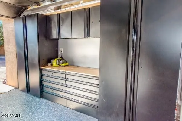 a view of yard with swimming pool